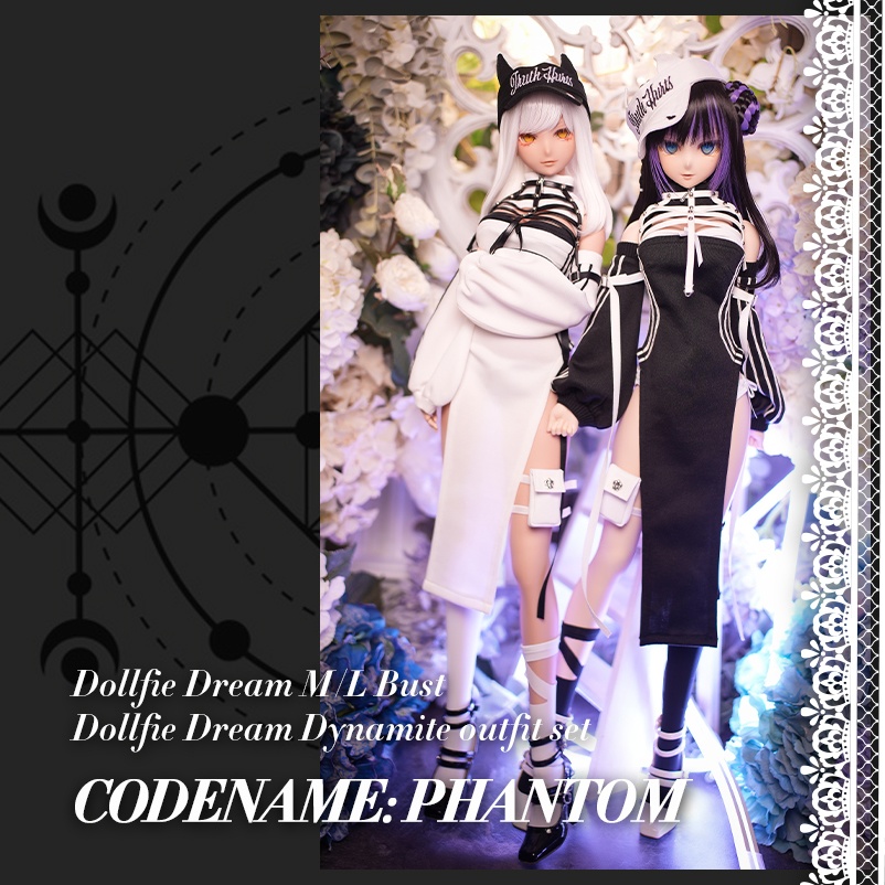 【Orione】DD M/L胸, DDdy用衣装セット コードネーム: ファントム