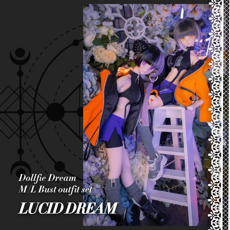 【Orione】DD M/L胸, DDdy用衣装セット ルーシッド・ドリーム (LUCID DREAM)