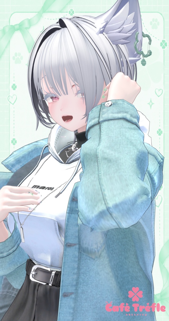 Cafe Trefle1stAnniversary 記念カラビナ