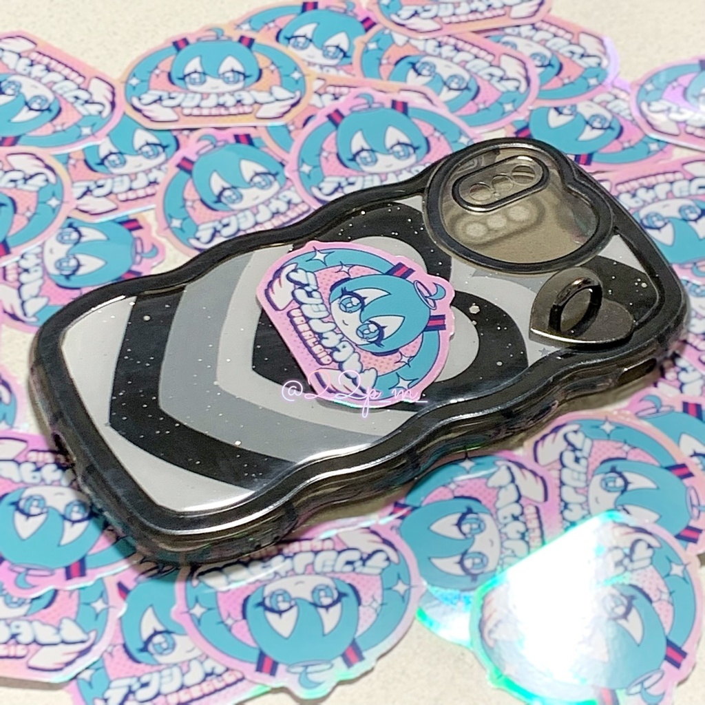 #デンシノウタヒメ オーロラステッカー