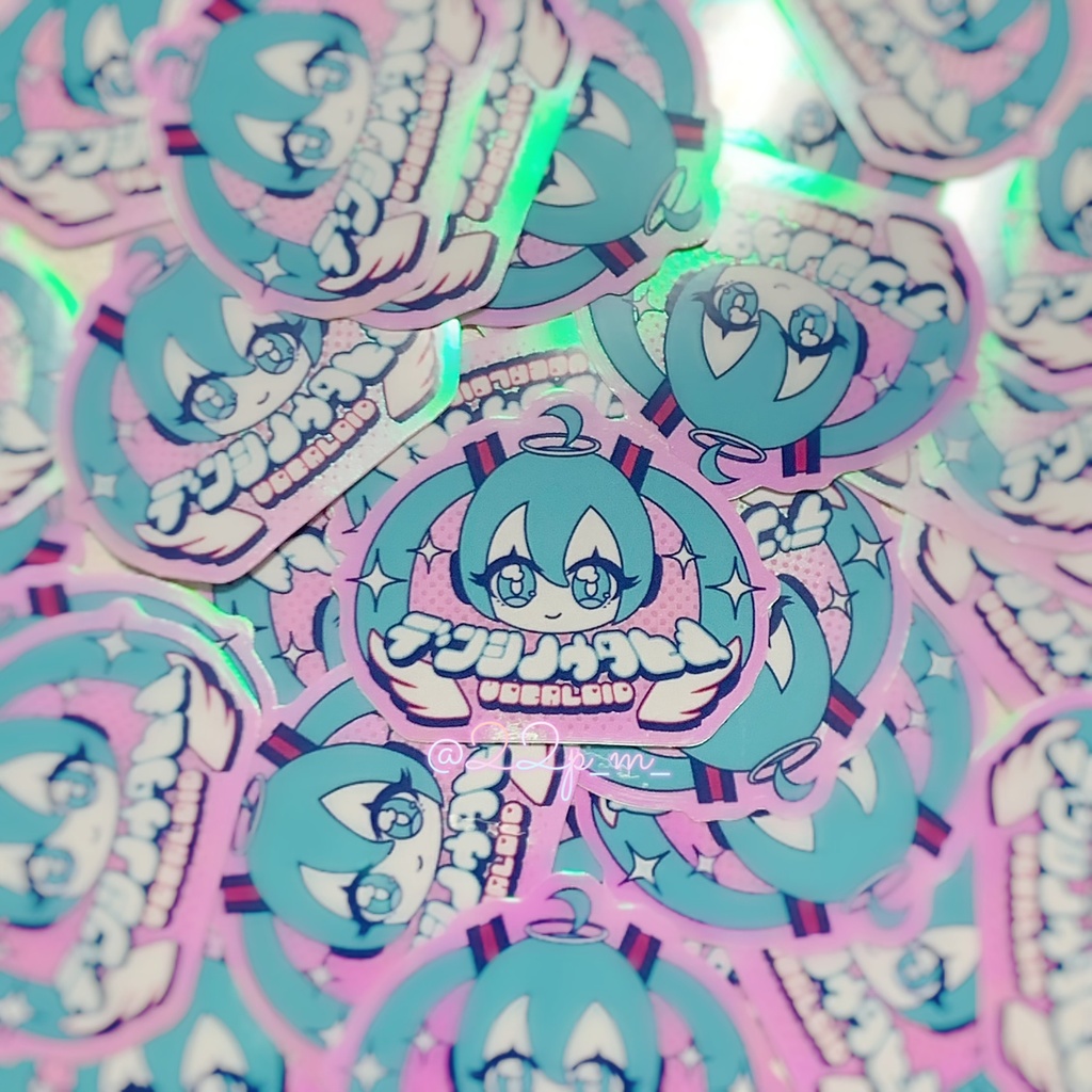 #デンシノウタヒメ オーロラステッカー