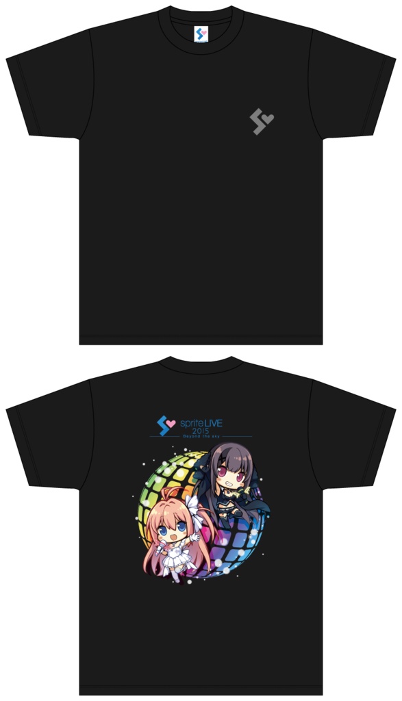 独占販売 spriteLIVE2015ちびキャラTシャツ（M・Lサイズ）