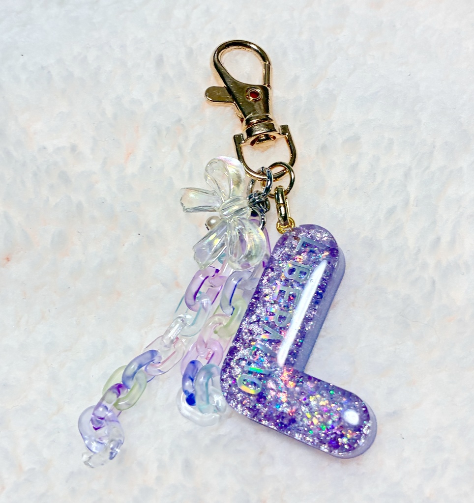 イニシャルキーホルダー(小)