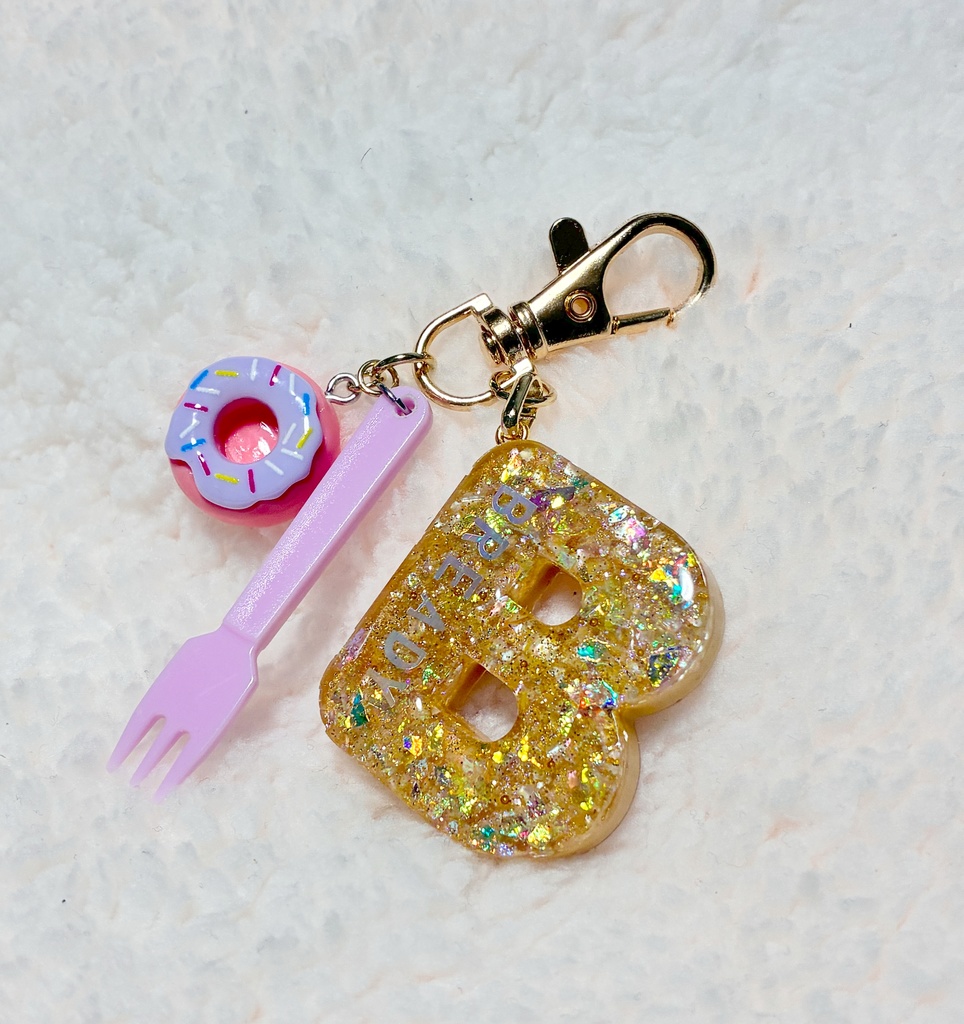 イニシャルキーホルダー(小)