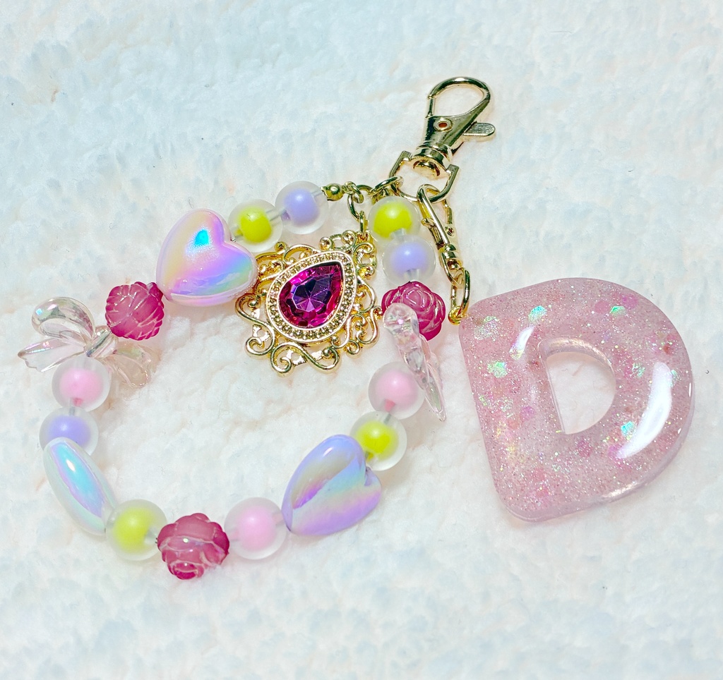 イニシャルキーホルダー(大)など