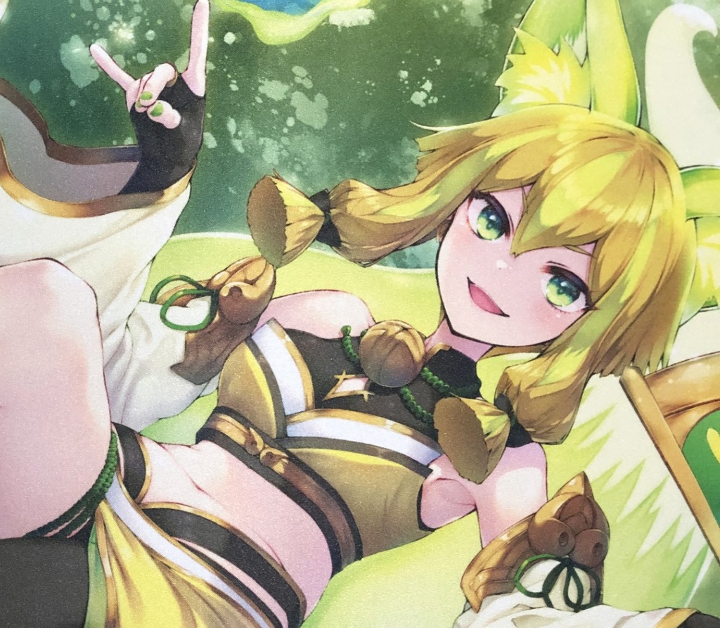 【プレイマット】珠の御巫フゥリ(Hu-Li the Jewel Mikanko Rubber Play Mat)