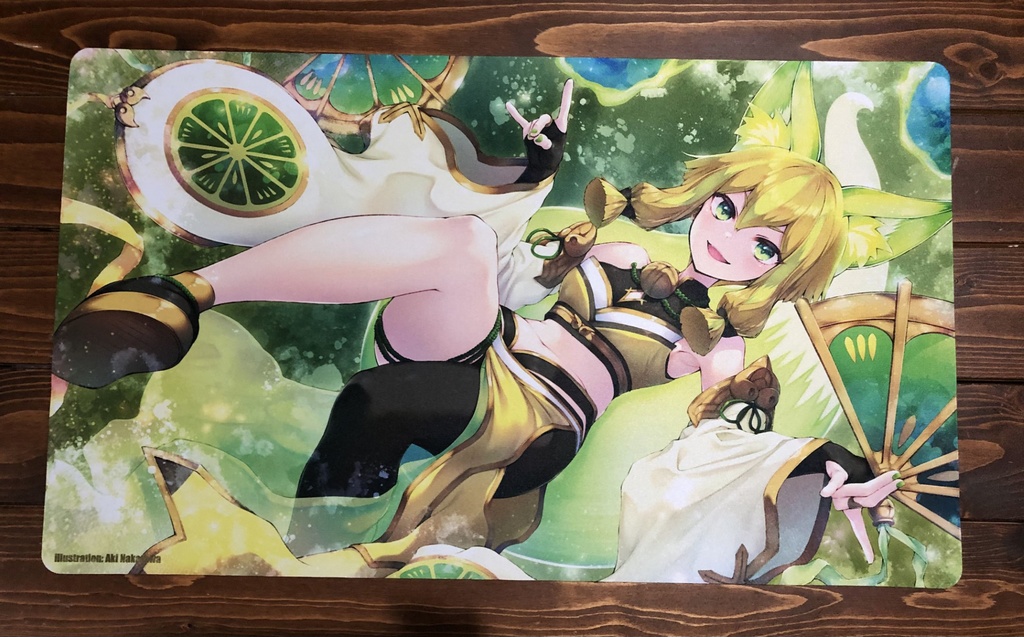 【プレイマット】珠の御巫フゥリ(Hu-Li the Jewel Mikanko Rubber Play Mat)