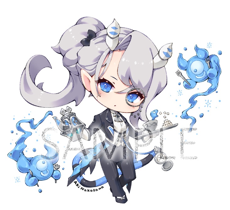 8/16 20時開始予定【ミニアクリルスタンド】白銀の城の執事 アリアス(Arias the Labrynth Butler  Mini Acrylic Stand)