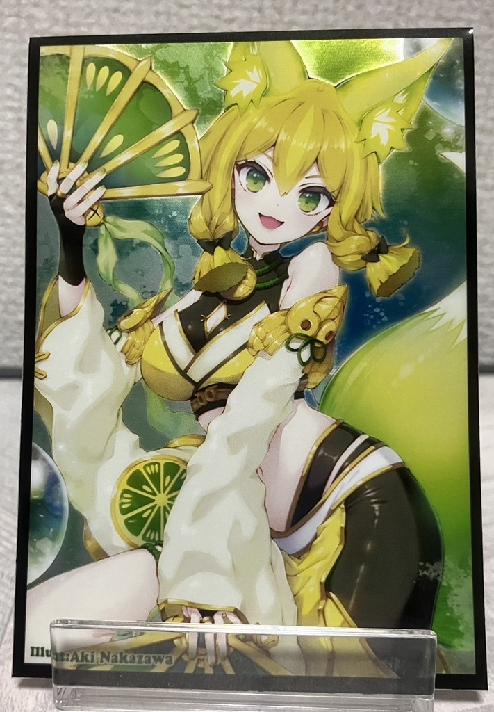 【スリーブ】珠の御巫フゥリ 63mm×90mm (Hu-Li the Jewel Mikanko Sleeve)