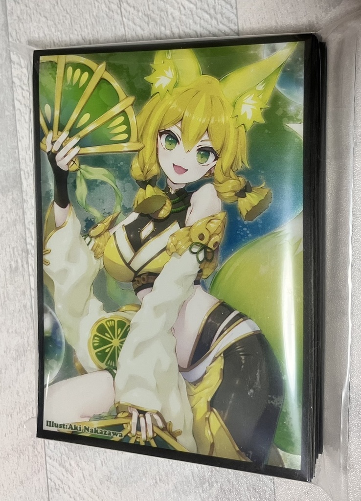 【スリーブ】珠の御巫フゥリ 63mm×90mm (Hu-Li the Jewel Mikanko Sleeve)