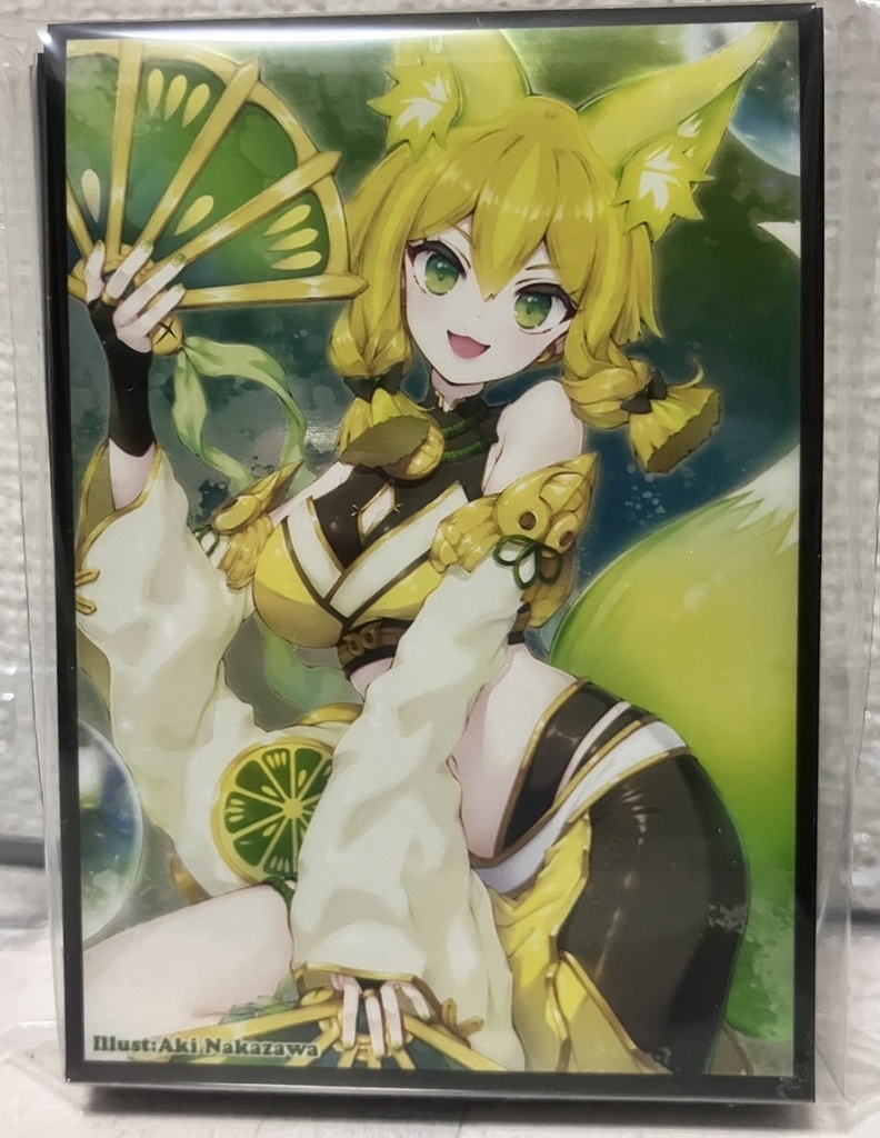 【スリーブ】珠の御巫フゥリ 63mm×90mm (Hu-Li the Jewel Mikanko Sleeve)