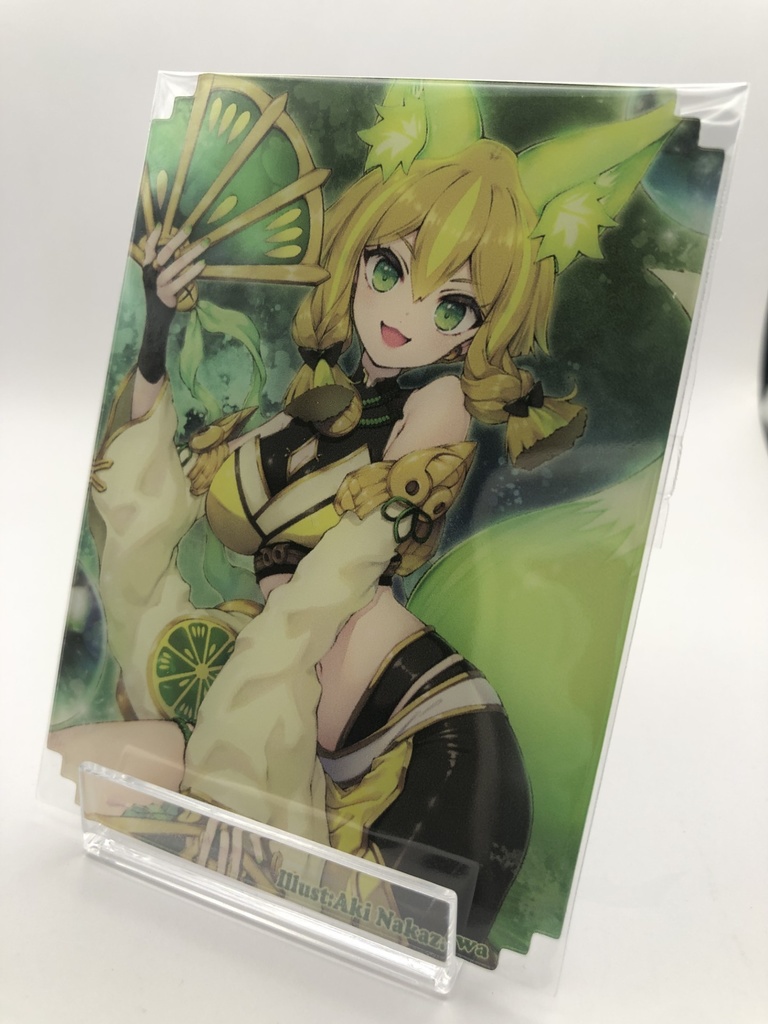 1月下旬～2月上旬開始【セパレーター】珠の御巫フゥリ（縦）(Hu-Li the Jewel Mikanko Card Dividers Type-A)