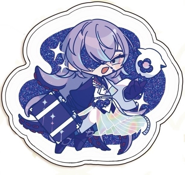 【非公式】グリッターオイルアクキー( 星導ショウ )