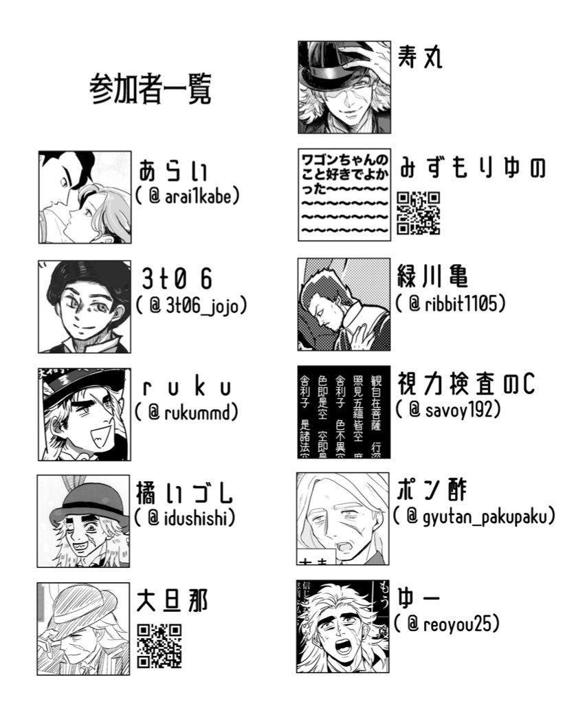 オタクの悲鳴アンソロジー ジョジョミュ、浴びました