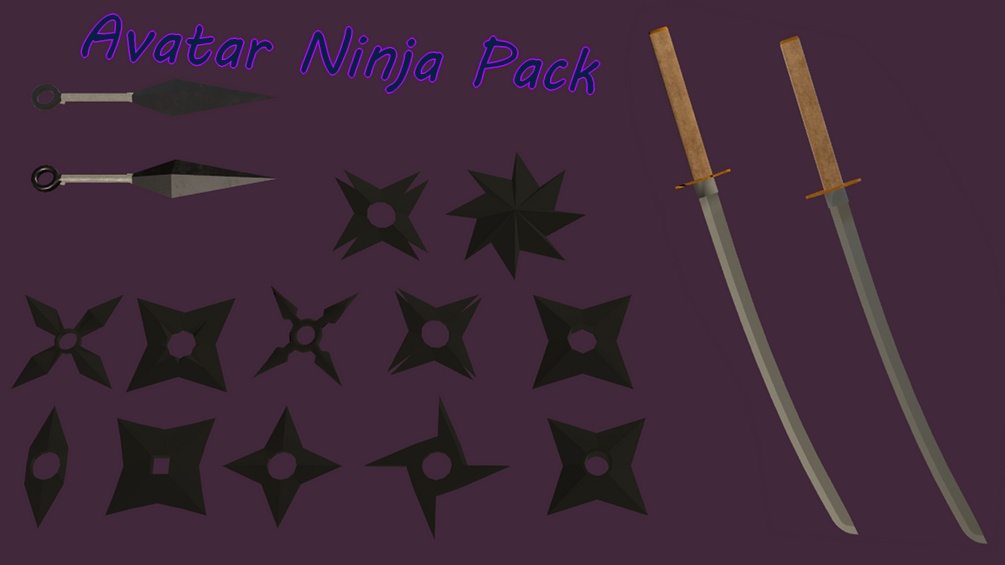 VRC Ninja Asset Pack!