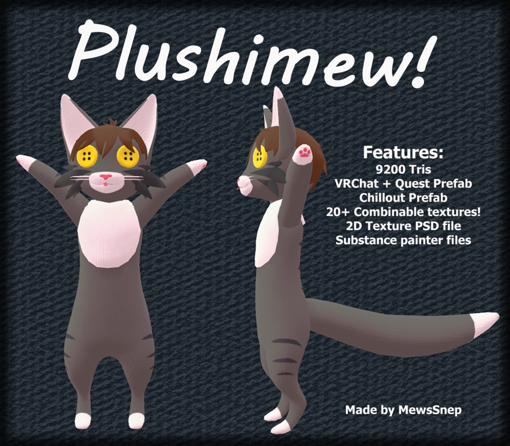 Plushimew V1.21 VR Avatar Base