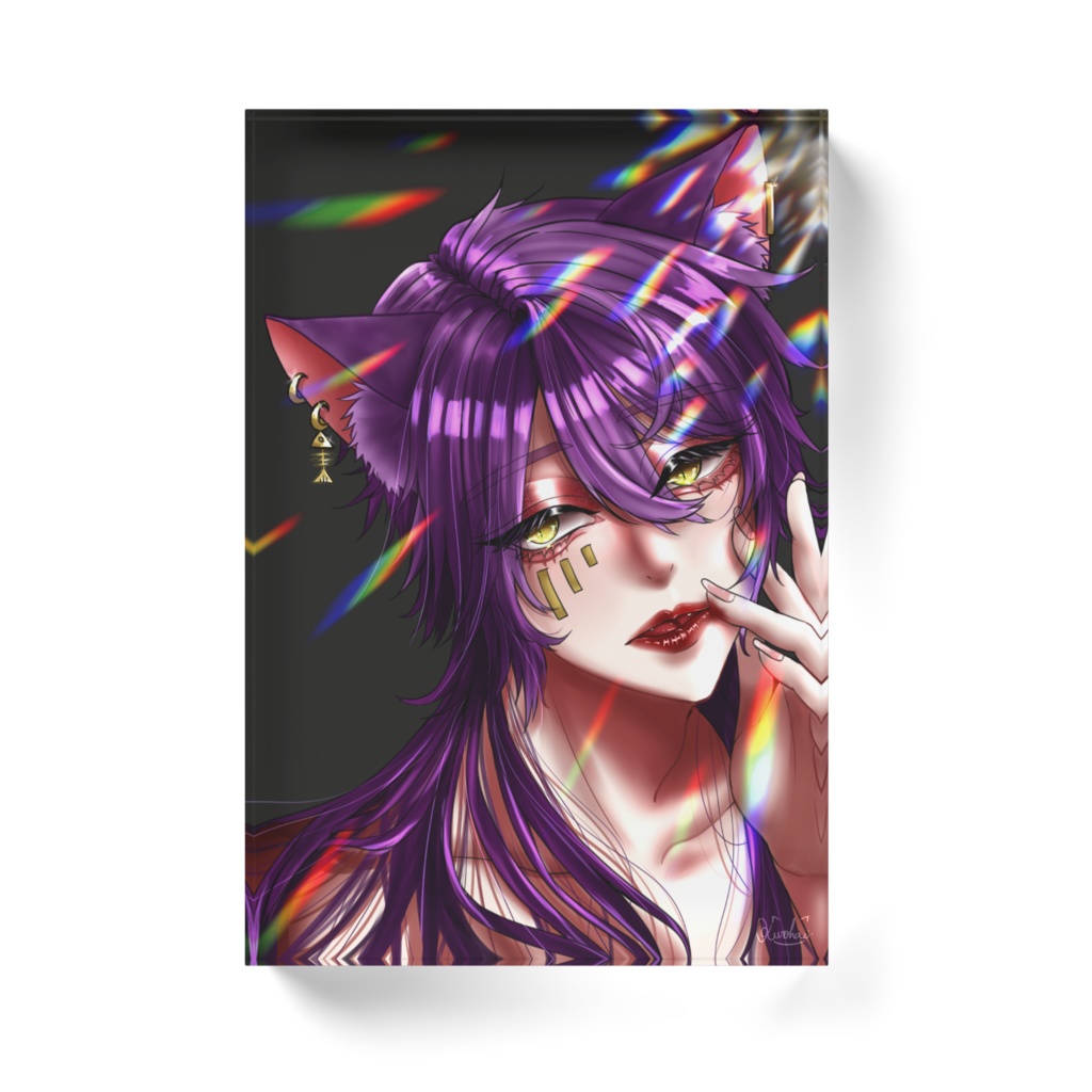 果実_アクリルブロック