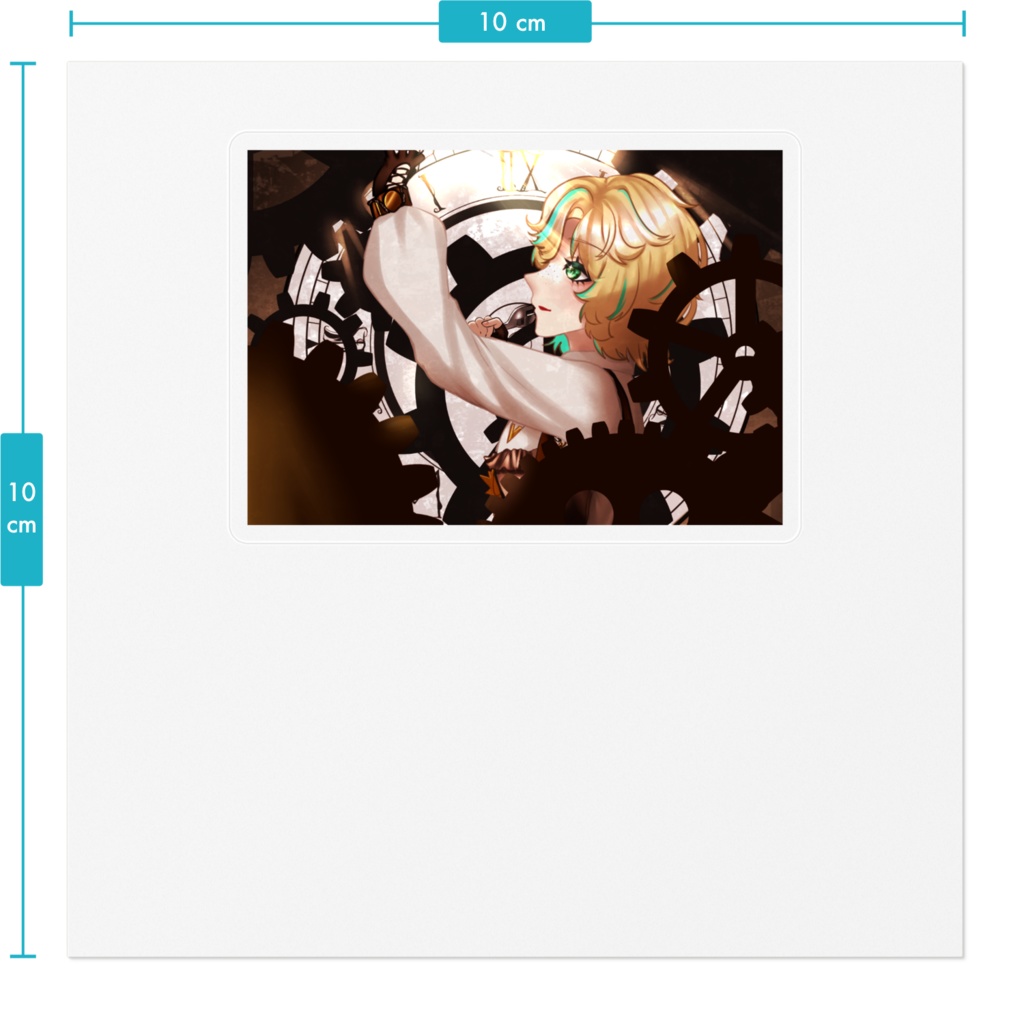 時間の管理人おしごとステッカー