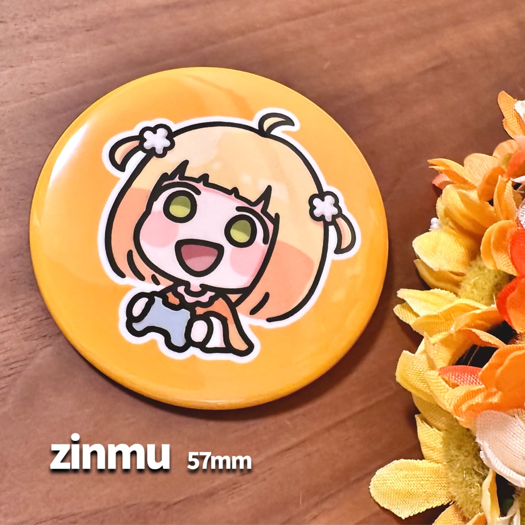 【じんむ】アイコン缶バッジ