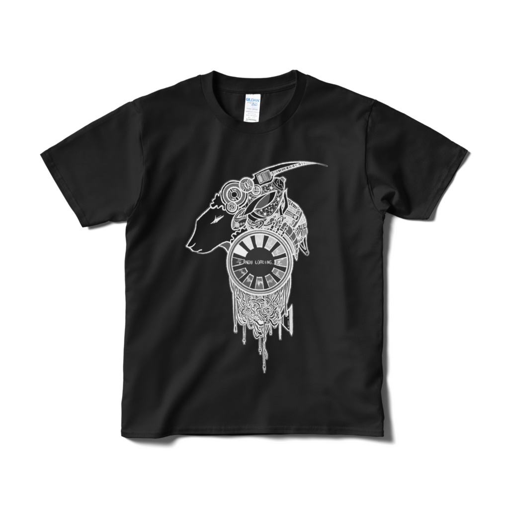 「夢羊」Tシャツ(短納期)  黒 オリジナル