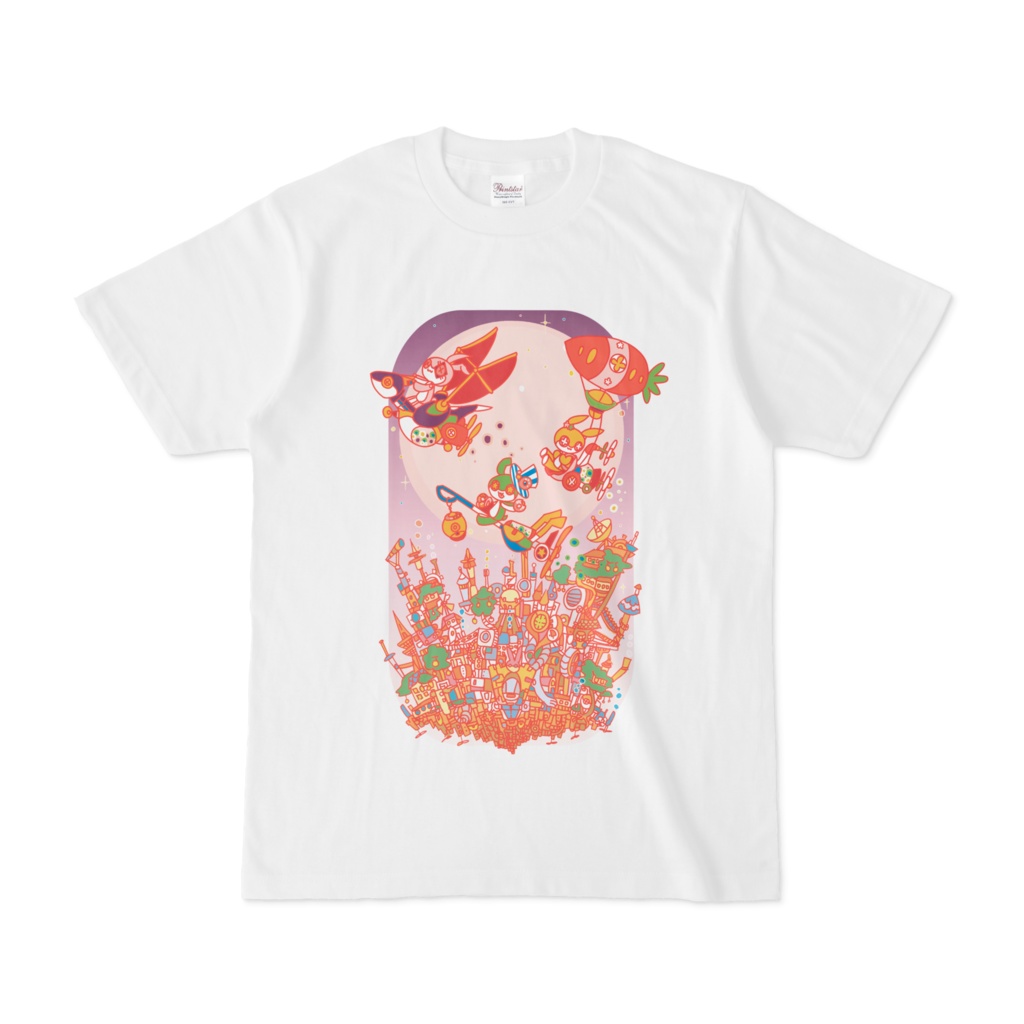 「お外へGO!GO!」Tシャツ  白 オリジナル
