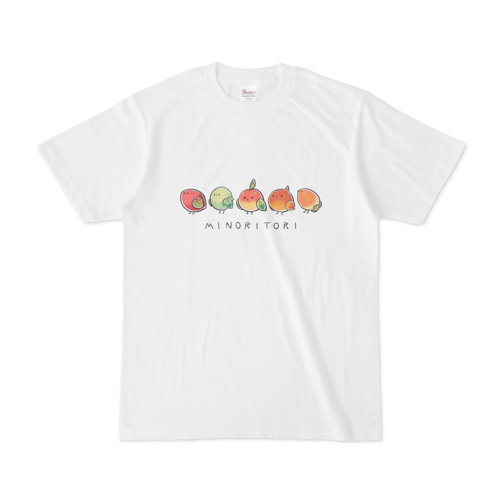 「ミノリトリ」Tシャツ 白 オリジナル