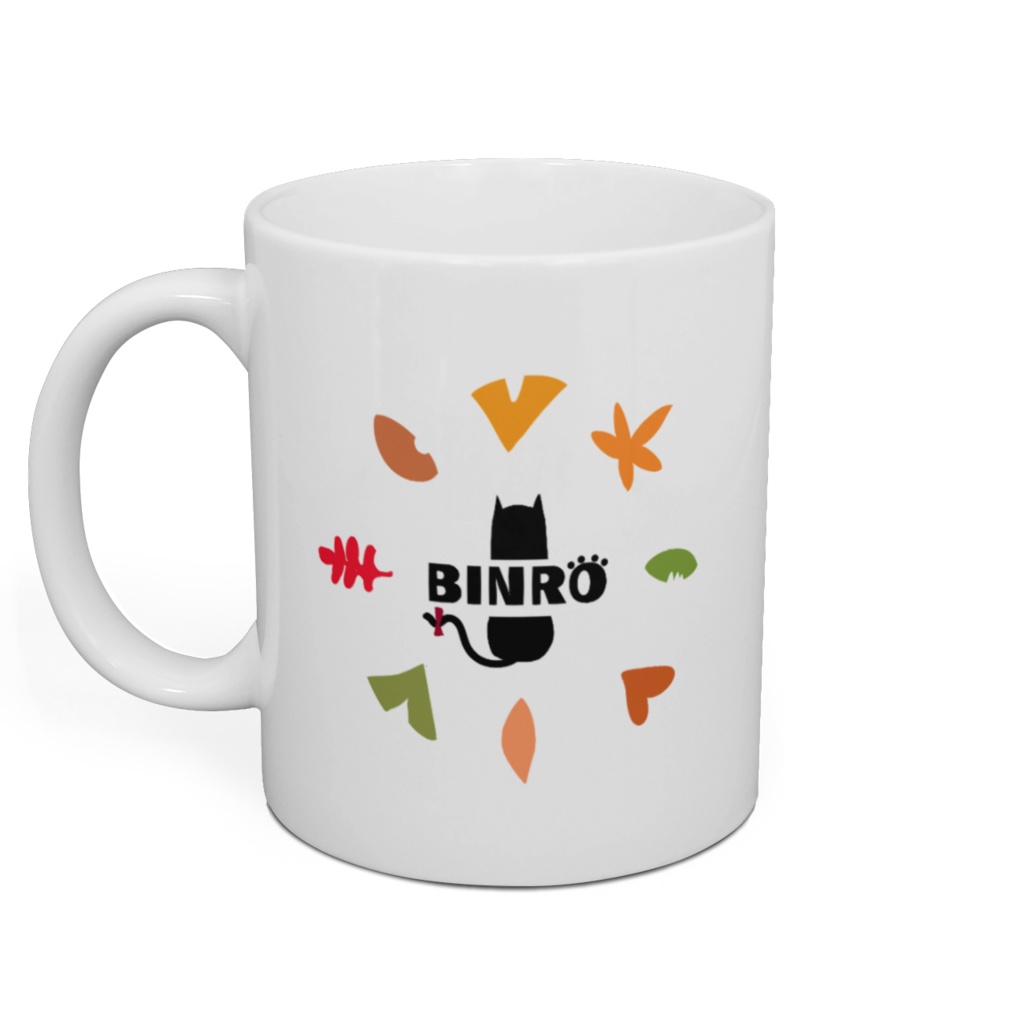 「落ち葉とビンロウ」マグカップ