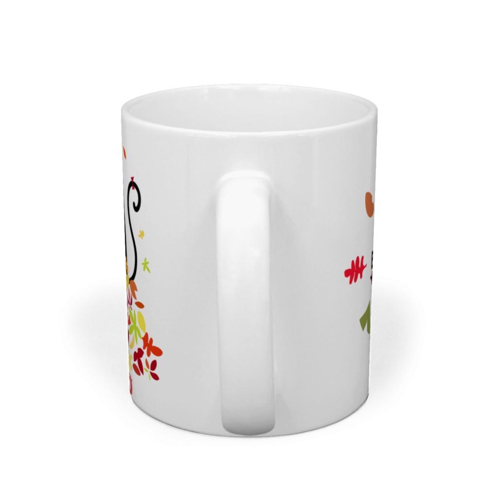 「落ち葉とビンロウ」マグカップ