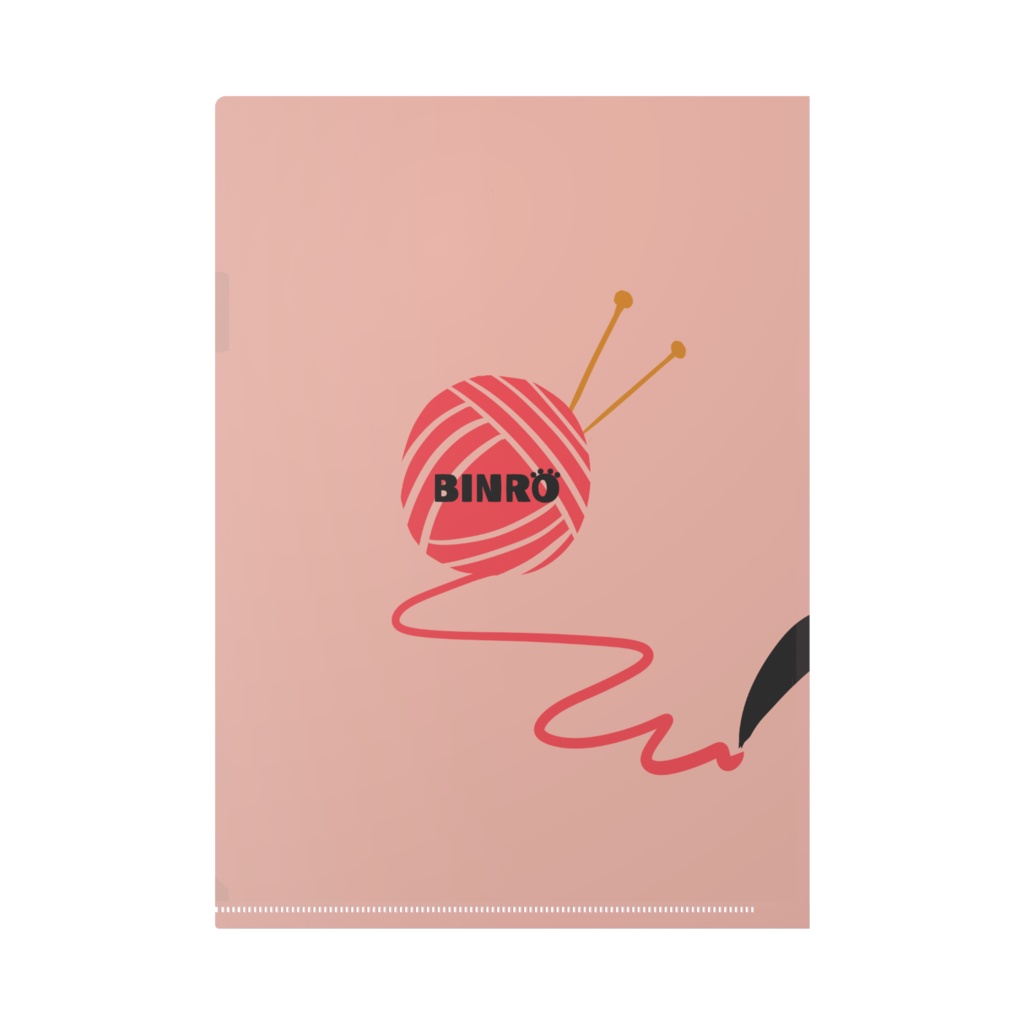 「秋の部屋とビンロウ 2019」クリアファイル 赤