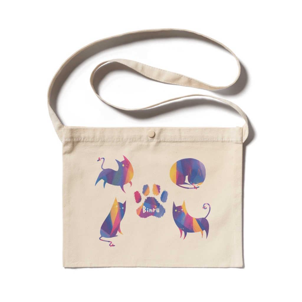 「黄昏色のビンロウ」サコッシュ