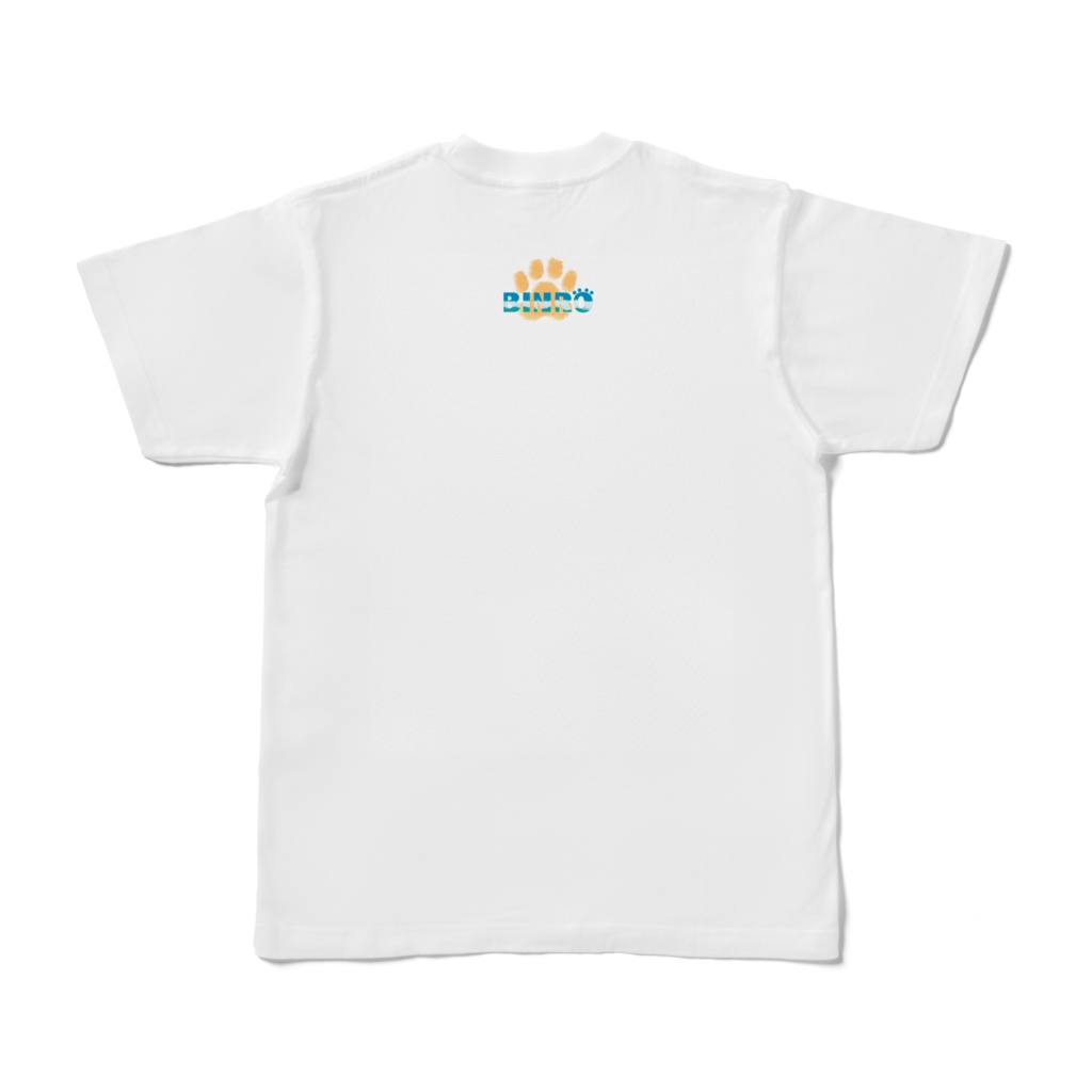 「ビンロウとカプチーノ」(リーフレット)Tシャツ 白 両面印刷版