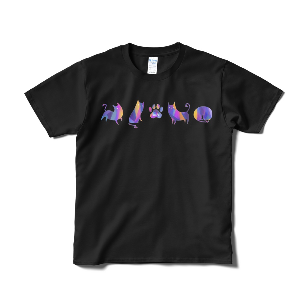 「黄昏色のビンロウ」Tシャツ(短納期) 黒