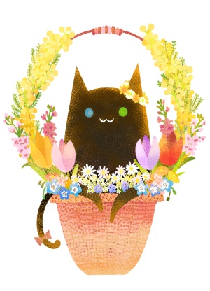 「春の花とビンロウ」 ペンケース各種