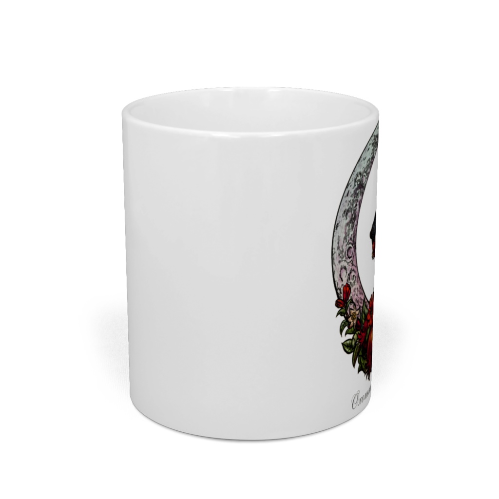 「紅食む黒狼」(カラー)マグカップ