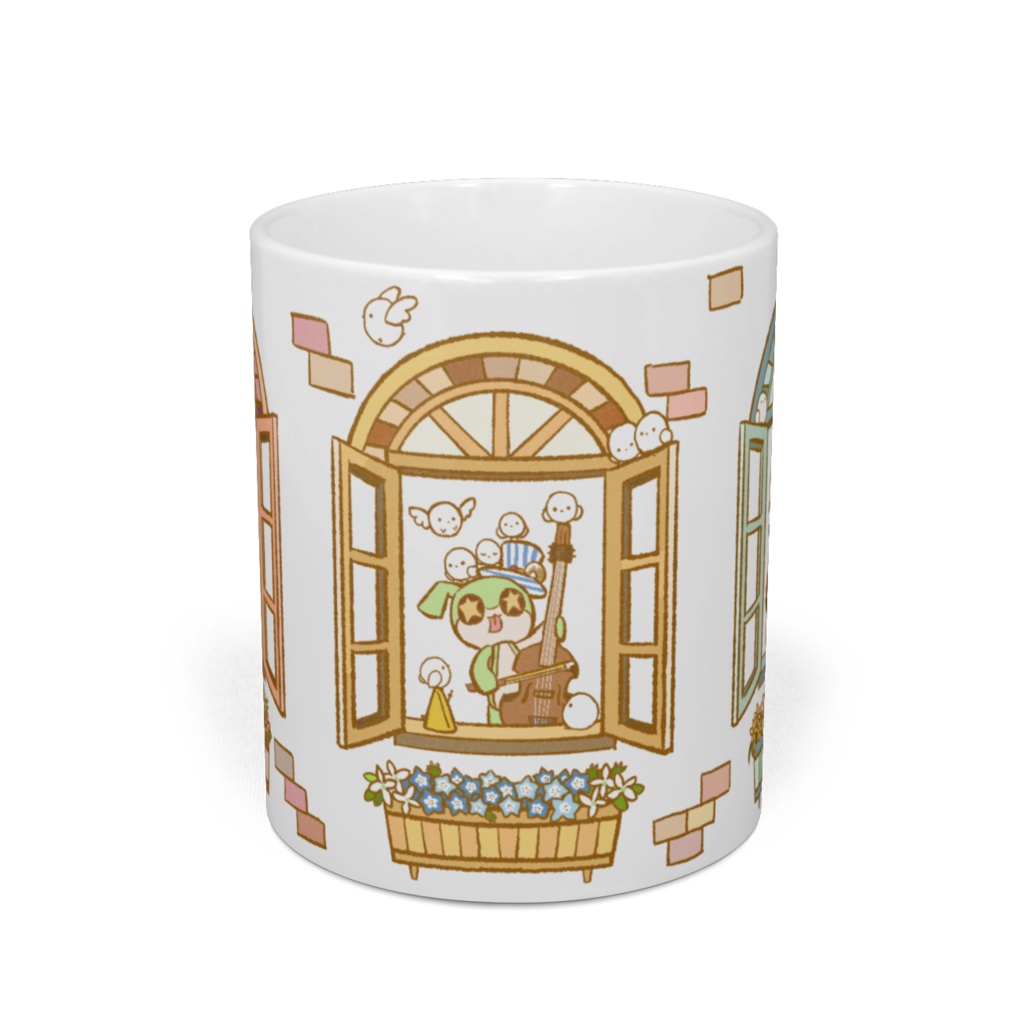 ぬいぐるみたちの休日 マグカップ