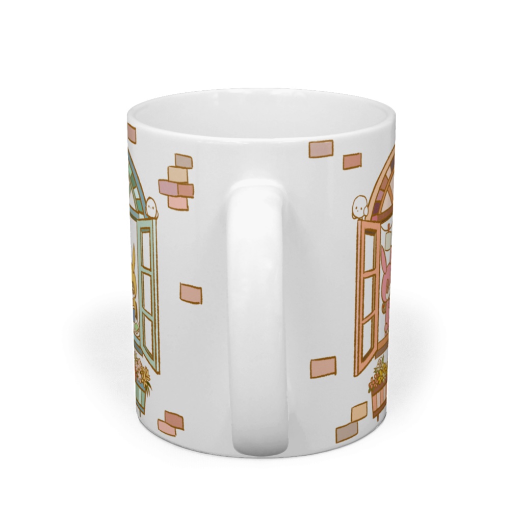 ぬいぐるみたちの休日 マグカップ