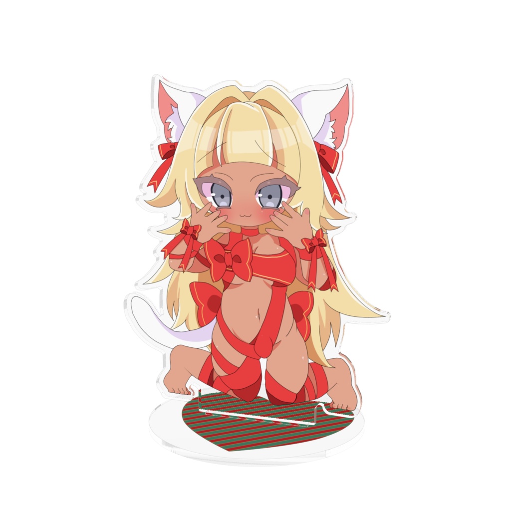 【くりすます】SDもげち-くりすますぷぇぜんと/ᐠ。ꞈ。ᐟ\-【アクリルフィギュア】