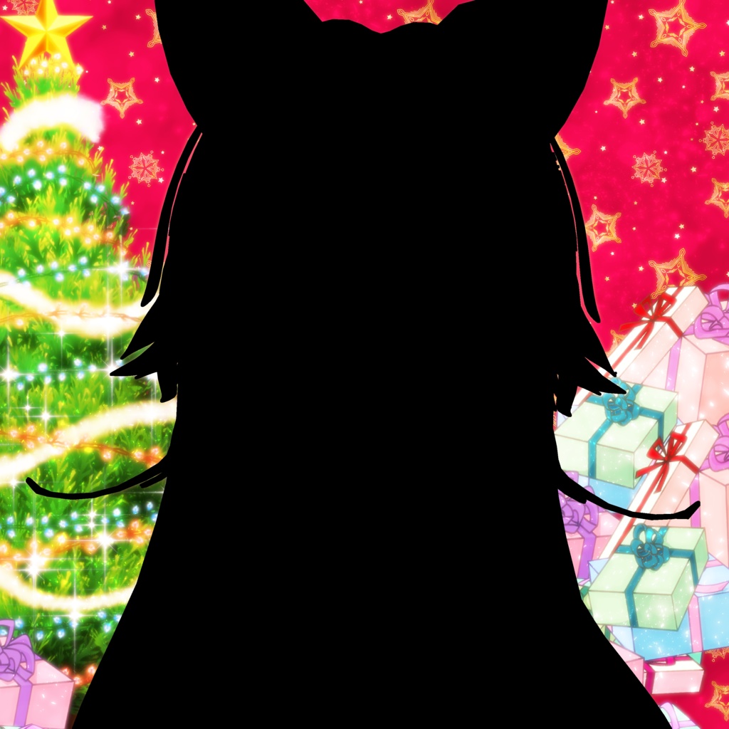 【くりすます】SDもげち-くりすますぷぇぜんと/ᐠ。ꞈ。ᐟ\-【ステッカー】