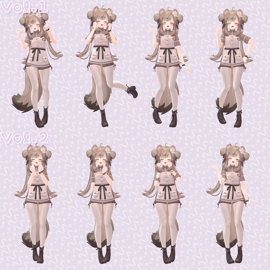 【無料/ᐠ。ꞈ。ᐟ\】もげちのkawaiiポーズおまとめAPL対応版/ᐠ。ꞈ。ᐟ\【VRC/ᐠ。ꞈ。ᐟ\】