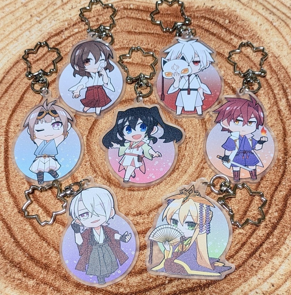 犬神退魔記アクキー(全7種)