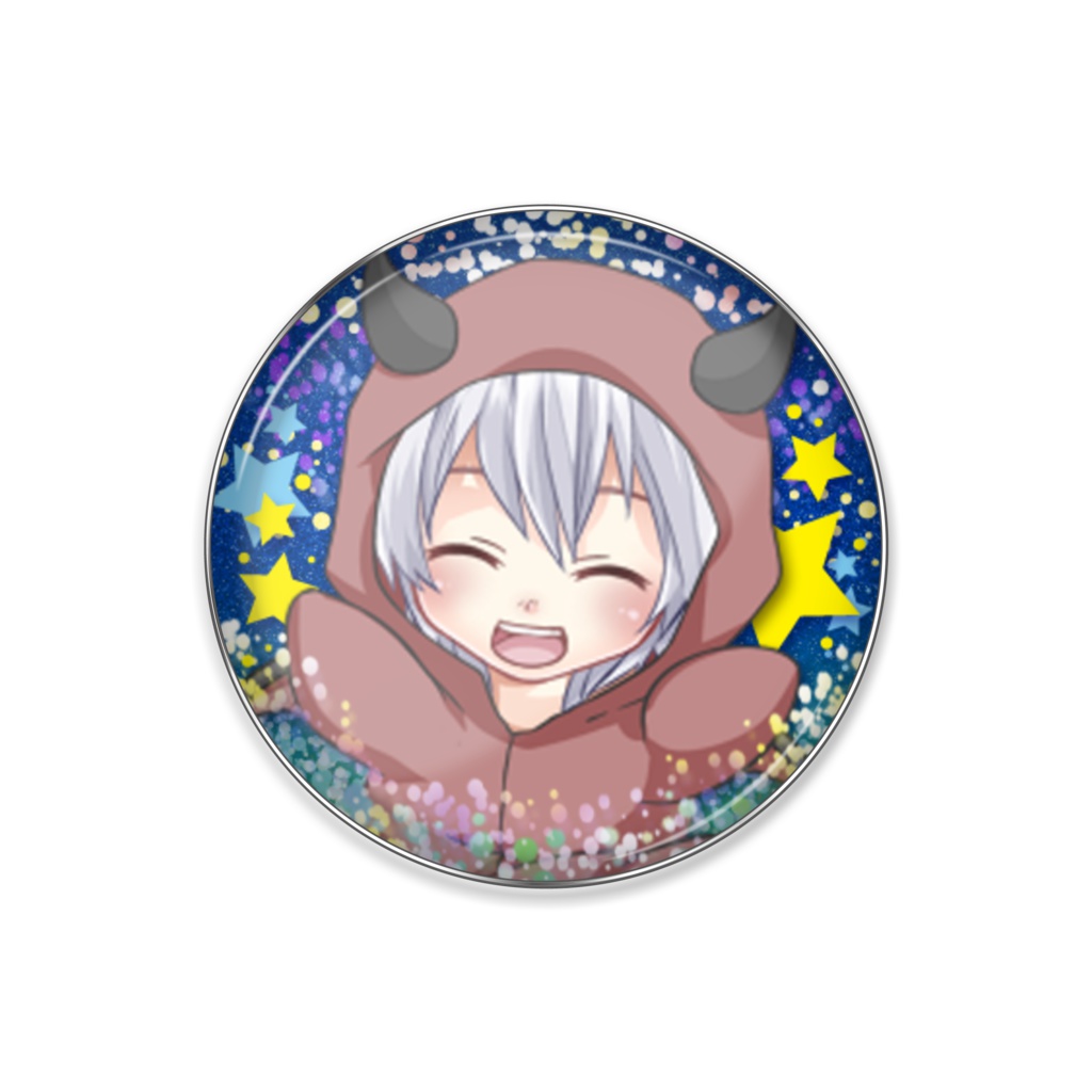 【うちぷに】ピンバッジ(B)