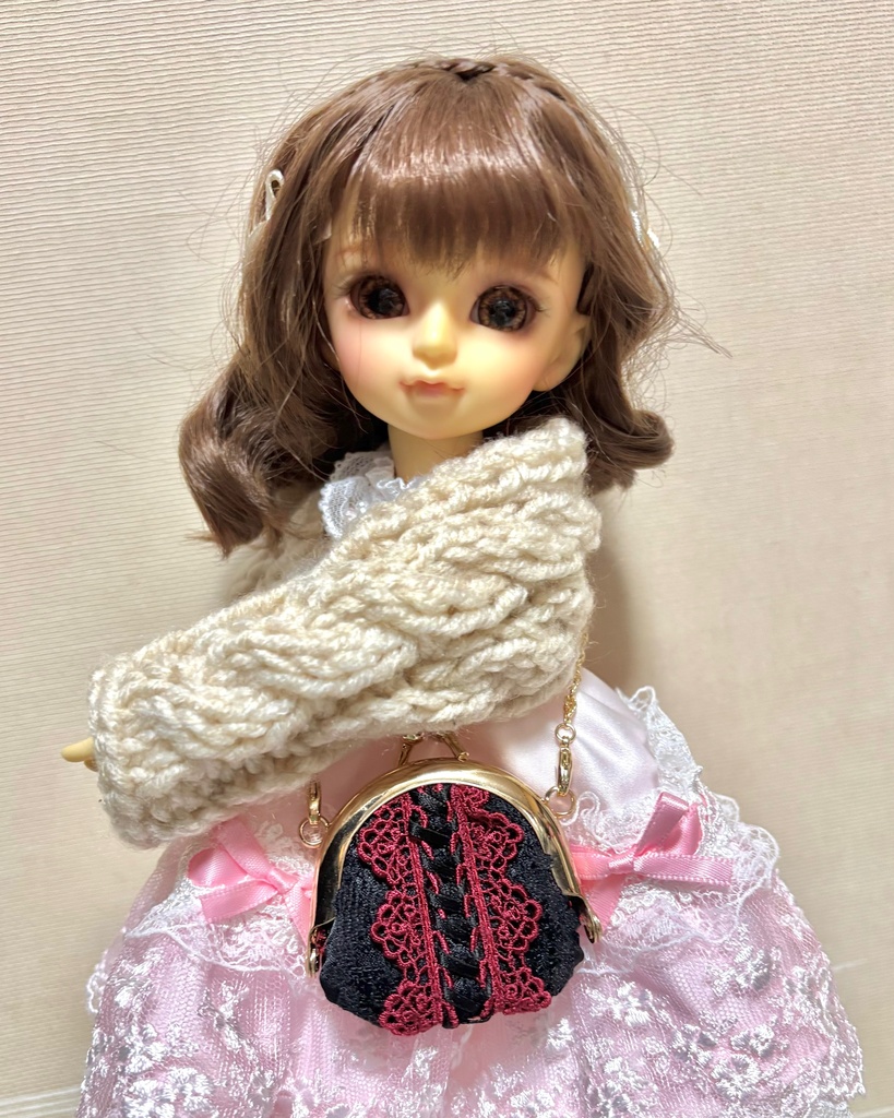 ドール用がま口ショルダー