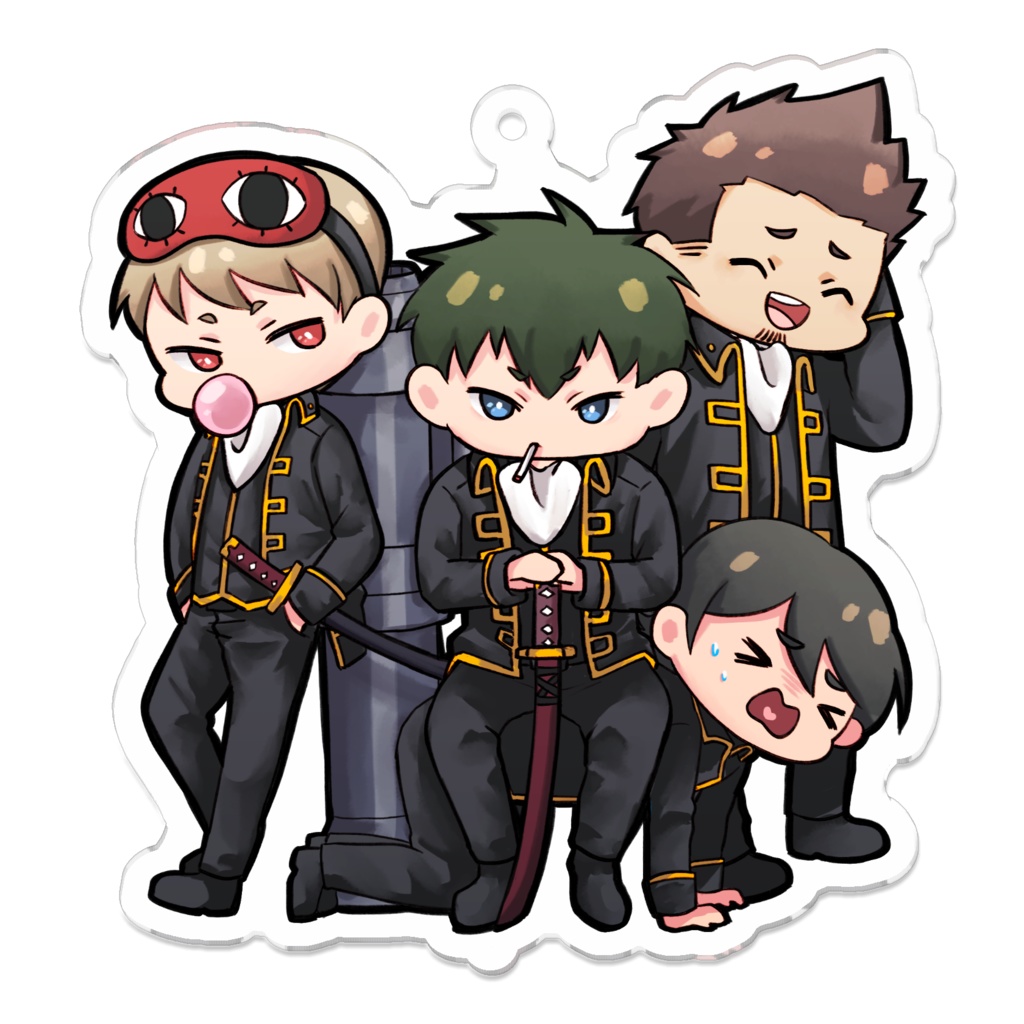 万事屋と真選組【アクリルキーホルダー】