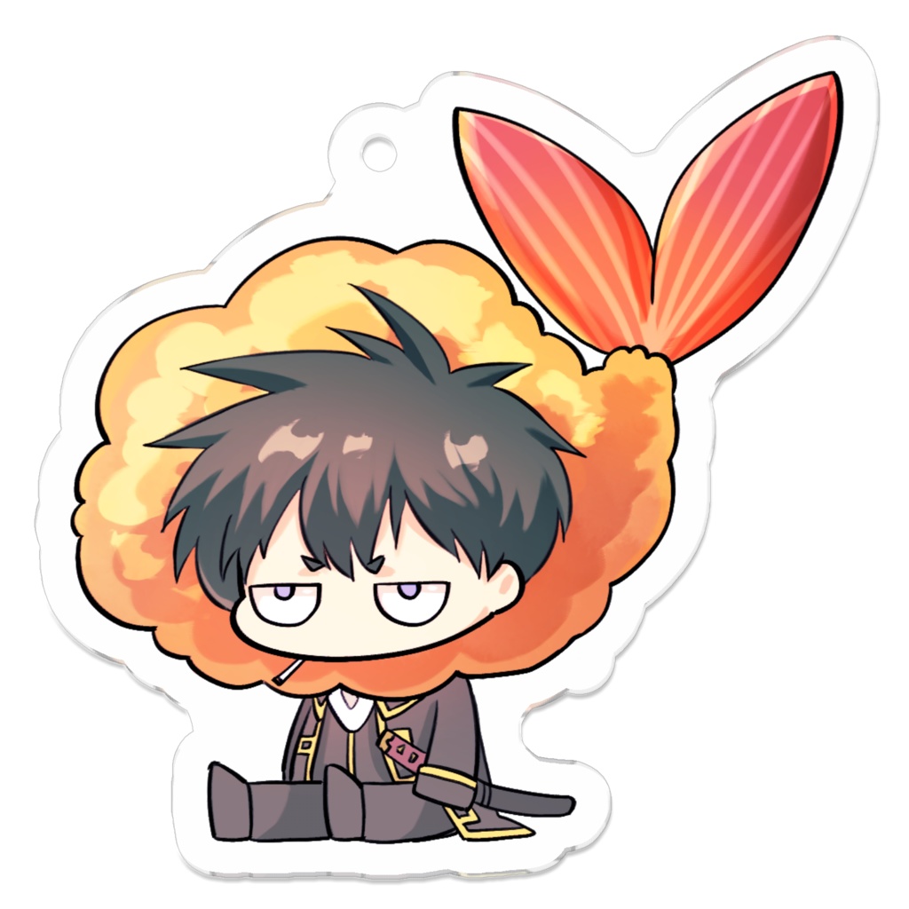 ぎんひじフライ【アクリルキーホルダー】