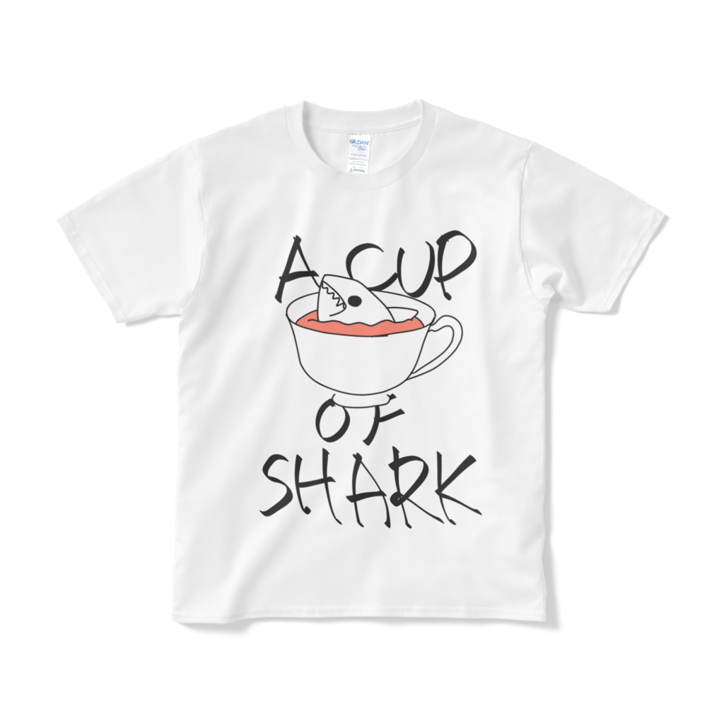【Tシャツ】カップいっぱいのサメ