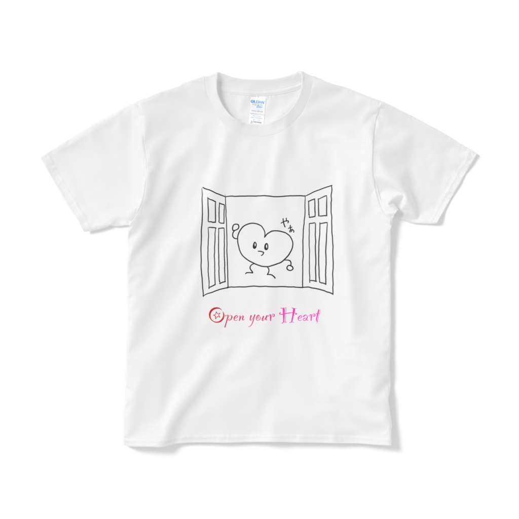 【Tシャツ】オープンユアハート☆Tシャツ