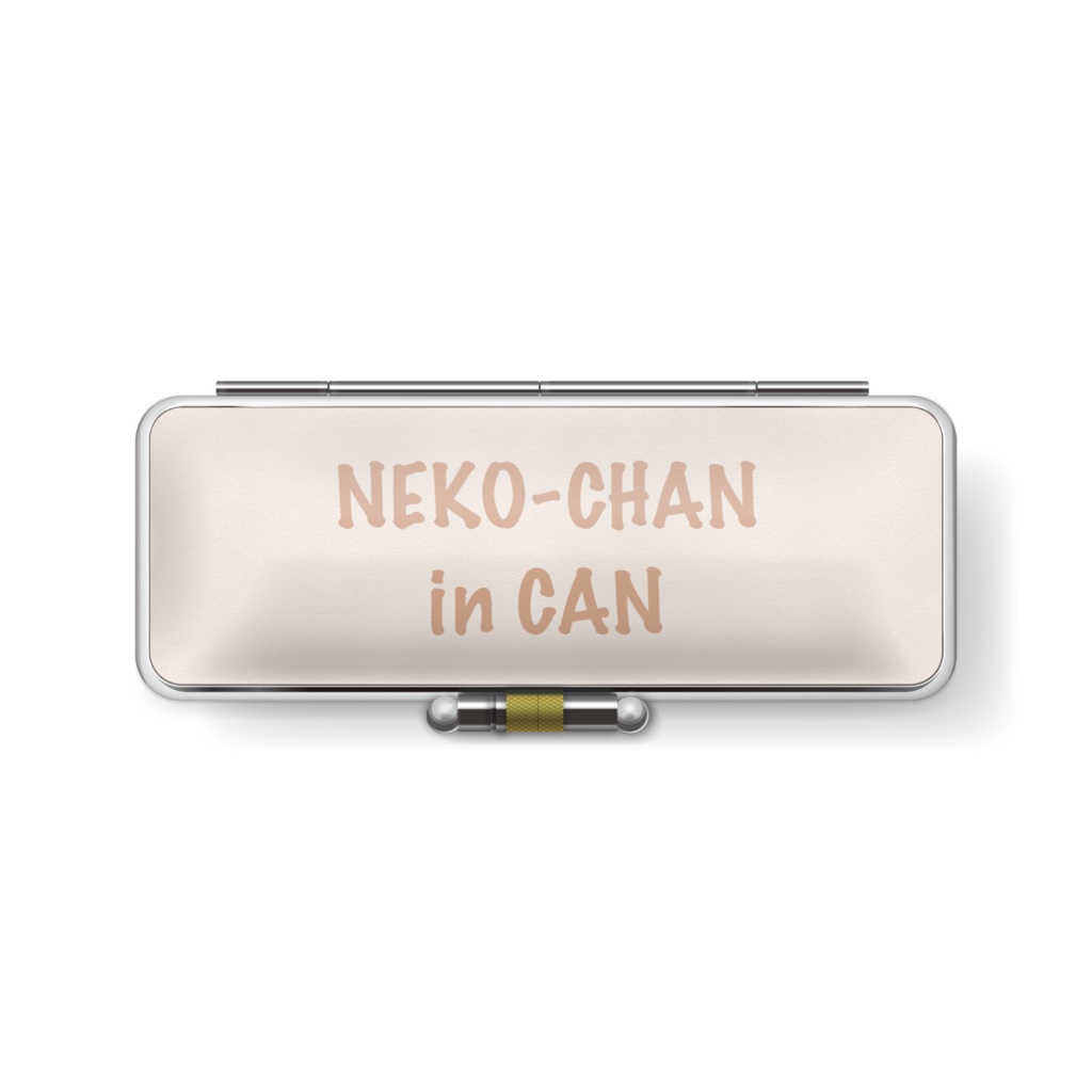 【印鑑ケース】ネコチャンin缶