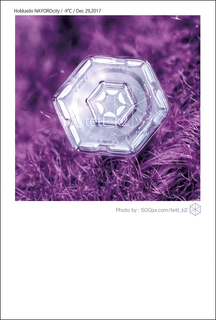 雪結晶 Snowflakes ポストカード 12枚セット