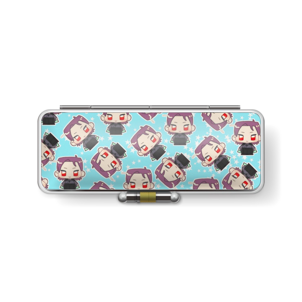 ねむりやひるね印鑑ケース(青