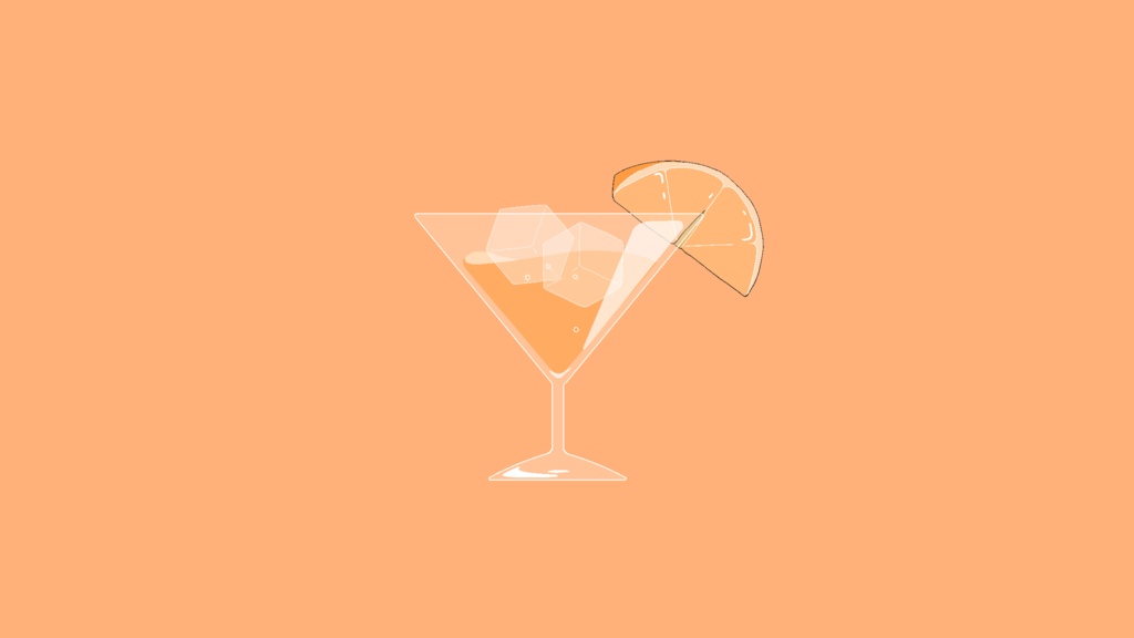 【アニメーション素材】お酒1~カクテル~(無料版あり!)